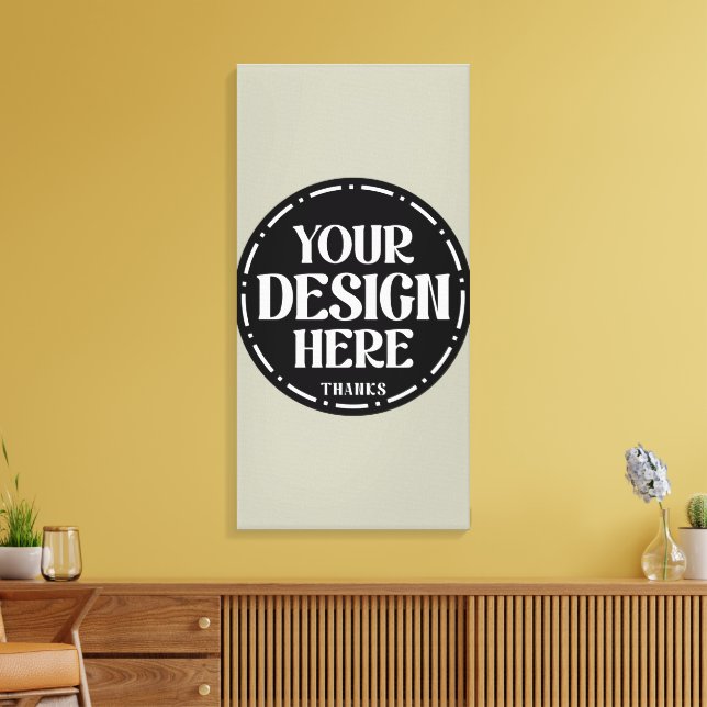 Custom Dad Appreciation gift Design Canvas Print (Insitu(LivingRoom))