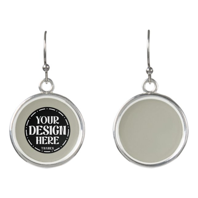 Custom Dad Appreciation gift Design Earrings (Front)