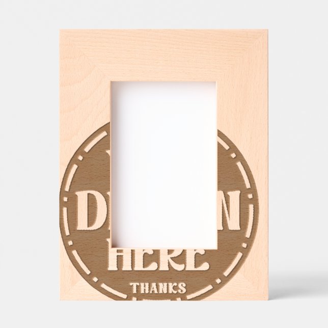 Custom Dad Appreciation gift Design Engraved Frames (Front)