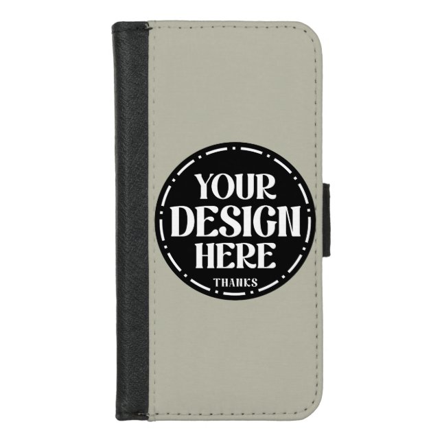 Custom Dad Appreciation gift Design iPhone Wallet Case (Front)