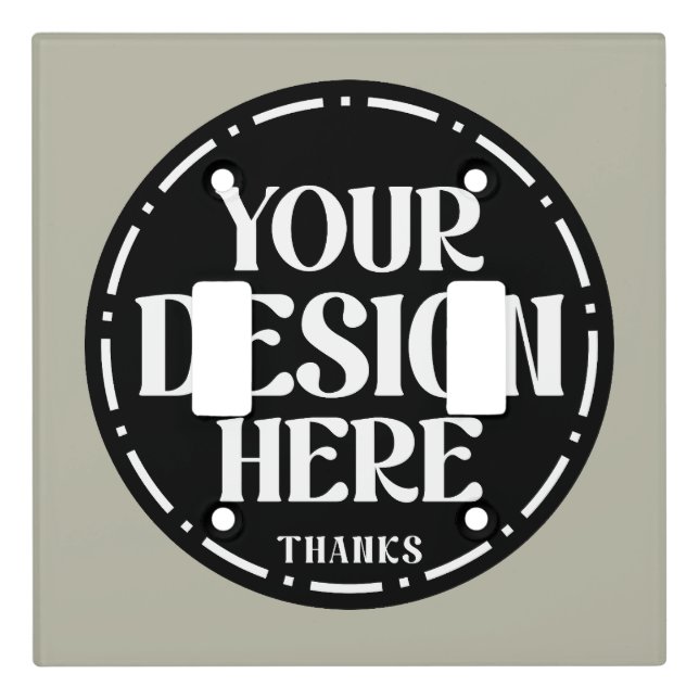 Custom Dad Appreciation gift Design Light Switch Cover (Front)