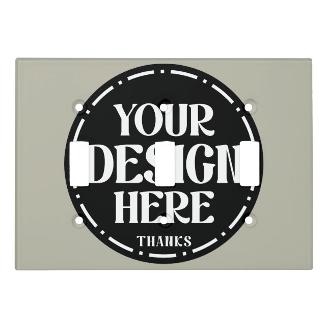 Custom Dad Appreciation gift Design Light Switch Cover (Front)