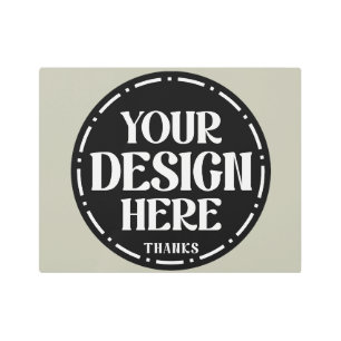 Custom Dad Appreciation gift Design Metal Print