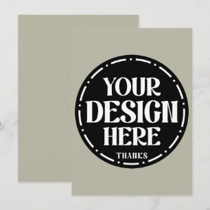 Custom Dad Appreciation gift Design Note Card