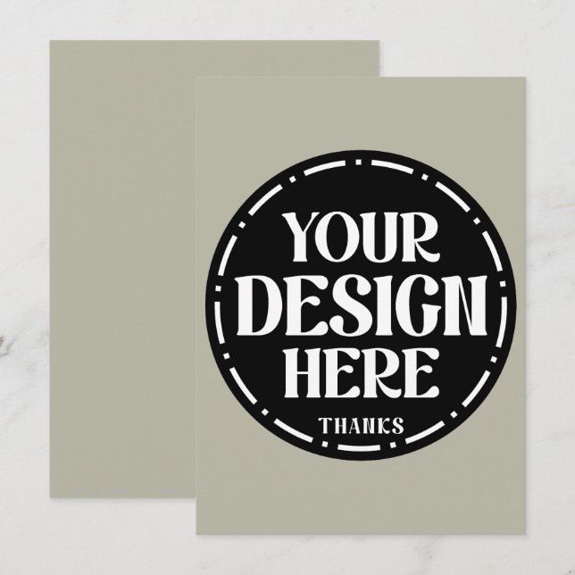 Custom Dad Appreciation gift Design Note Card (Front/Back)