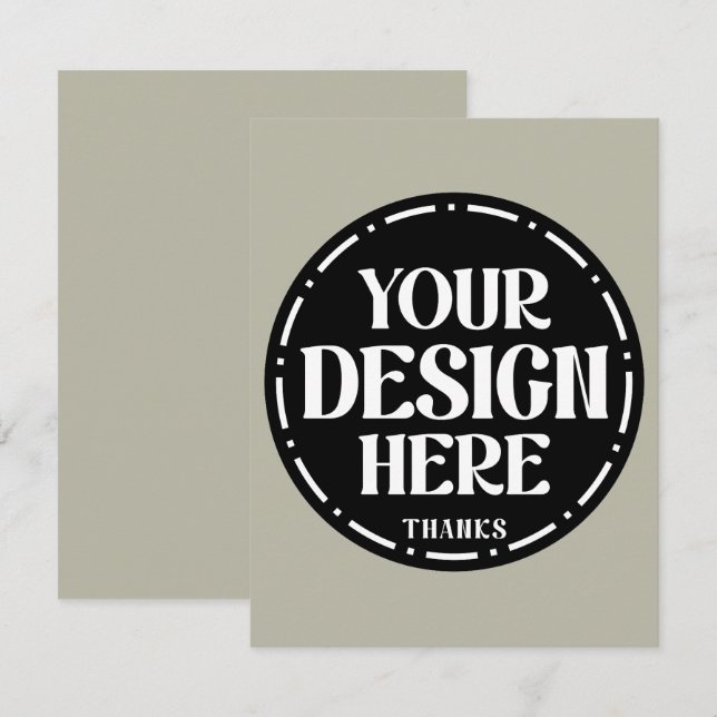 Custom Dad Appreciation gift Design Note Card (Front/Back)