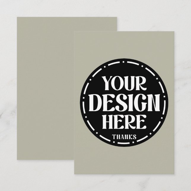 Custom Dad Appreciation gift Design Note Card (Front/Back)