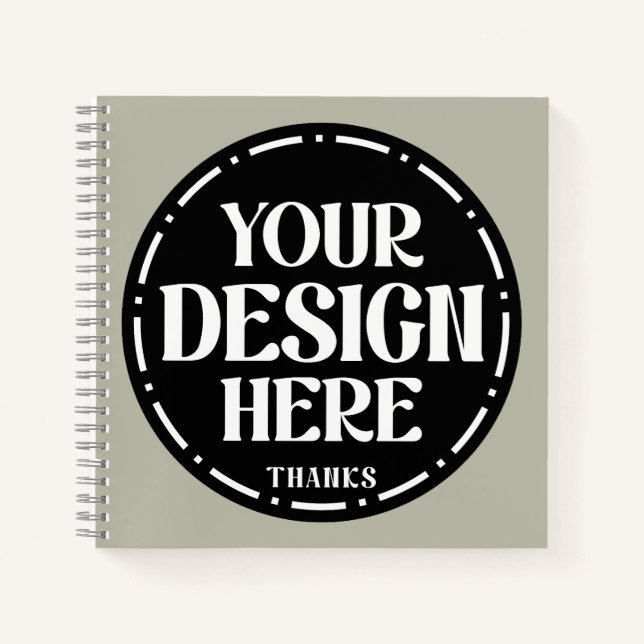 Custom Dad Appreciation gift Design Notebook (Front)