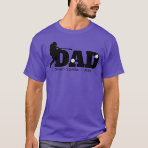 Custom Dad Baseball T-Shirt