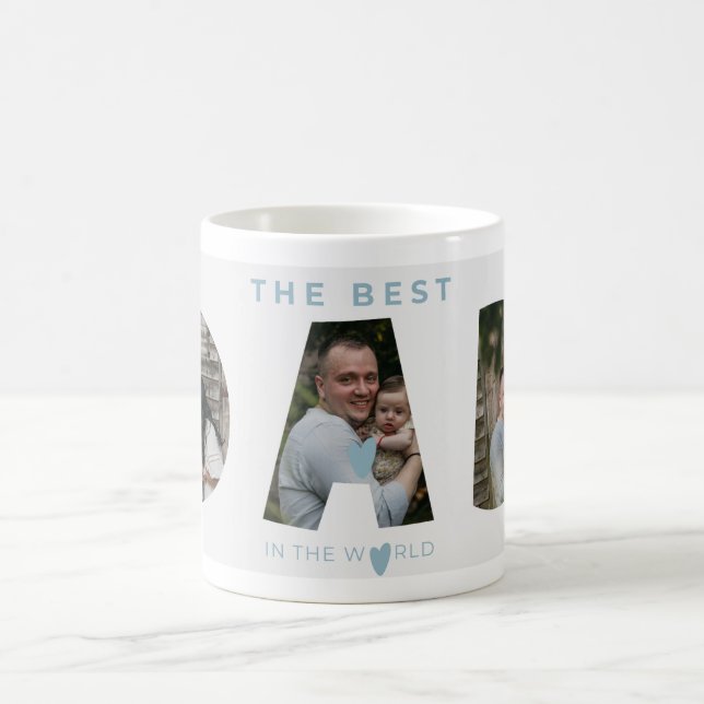 Custom Dad Coffee Mug – Personalized Father's Day  (Center)