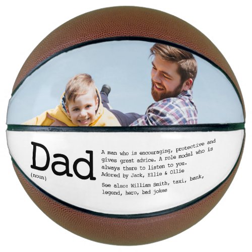 Custom Dad Definition Photo Modern Fun Basketball