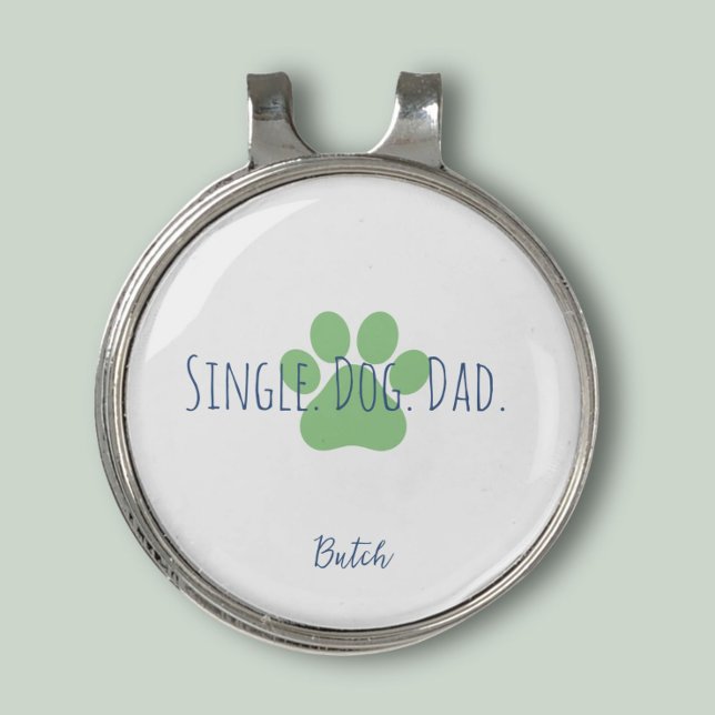 Custom Dad Dog Golf Hat Clip (Need a hat clip when your are glofing? This one is perfect with matching accessories!  Check it out!)