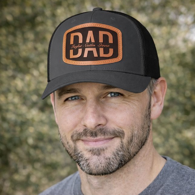 Custom Dad Hat With Kids Names Personalized Gift (Custom Dad Hat With Kids Names Personalized Gift)