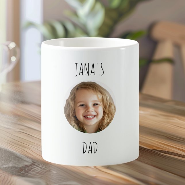 Custom DAD | Personalized Face Photo | Unique Coffee Mug (Creator Uploaded)