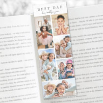 Custom Dad Photo Collage Bookmarks