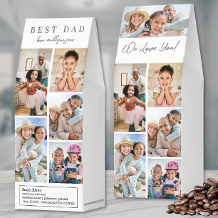 Custom Dad Photo Collage Roasted Coffee