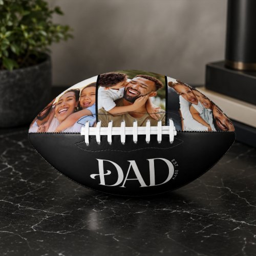 Custom Dad Photo Football