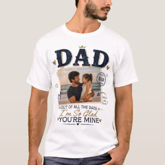 Custom Dad Photo T-Shirt