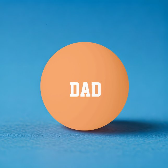 Custom Dad Ping Pong is Life Funny Ping Pong Ball (Add your initials!)