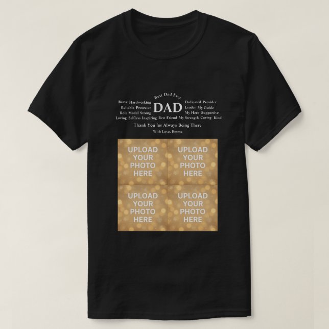 Custom Dad T-Shirt (Design Front)