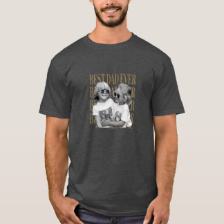 Custom Dad Vintage Photo Shirt,Personalized Father T-Shirt