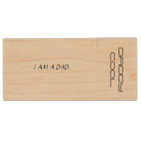 CUSTOM "DADDY COOL" Maple, 8gb, Rectangle FLASH DR