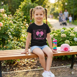 Custom "Daddy's Girl" Personalized Photo Heart T-Shirt