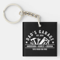 Custom Dads Garage Funny Mechanic Dad
