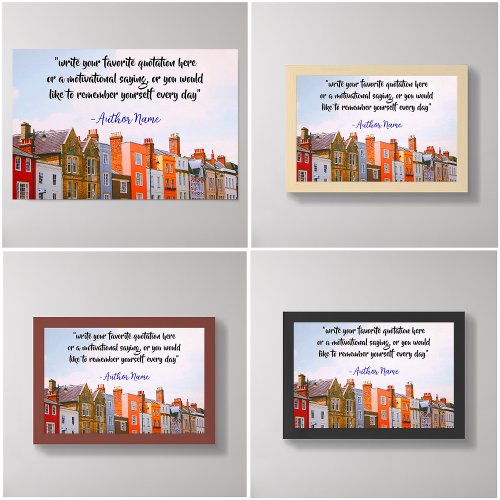 Custom Daily Quotes / Create Your Own Quote  Poster