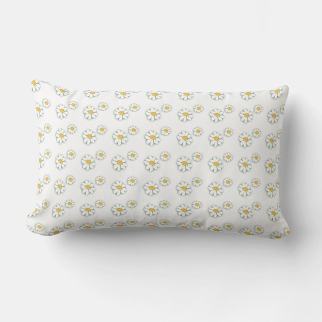 Custom Daisies Pillow (Front)