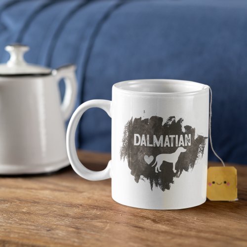 Custom Dalmatian Dad Fathers Day Dog Lover Coffee Mug