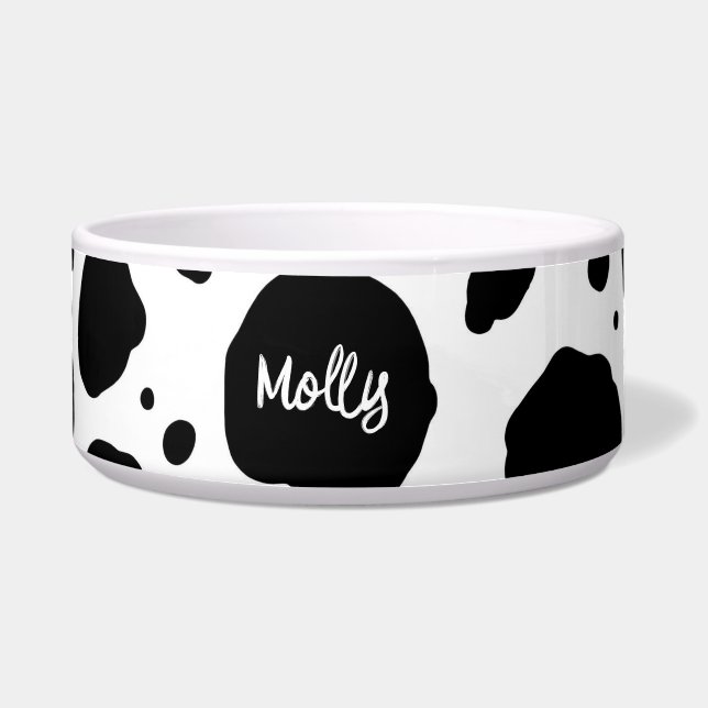 Custom Dalmatian Pet Bowl (Front)