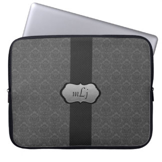 Custom Damask Laptop Sleeve