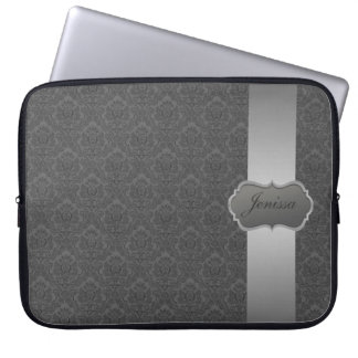 Custom Damask Laptop Sleeve