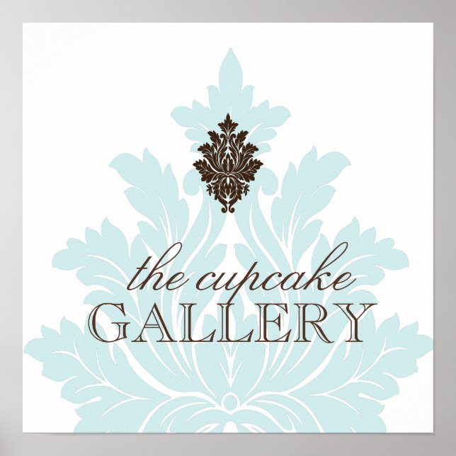 Custom Damask Poster (Front)