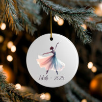 Custom Dance Ornaments, Personalized Ballet Lyrica