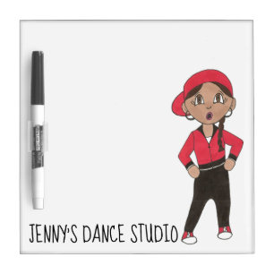 Custom Dance Studio Teacher Gift Hip Hop Jazz Dry-Erase Board