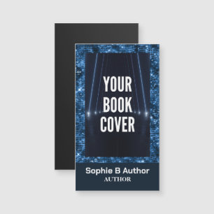 Custom Dark Blue Sci Fi Author Book Cover