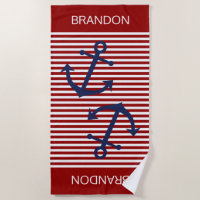 Custom Dark Red White Preppy Stripes Pattern