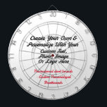 Custom Dart Board - Promotional Branded Dartboard<br><div class="desc">🎯 Bullseye marketing for bars,  teams,  and events! Features:
• Full-surface branding (logos/text)
• Tournament-grade sisal fibers
• Steel-frame durability
Perfect for: Sports bars,  corporate gifts,  or turning customers into loyal fans!</div>