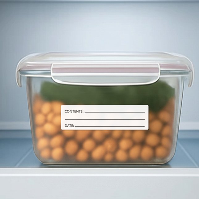 Custom Date & Content Organization Freezer Labels (Creator Uploaded)