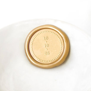 Custom Date Wedding Invitations Wax Seal Stamp