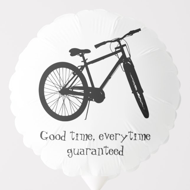 Custom Dated Christmas Mountain Biking Quote  Balloon (Front)
