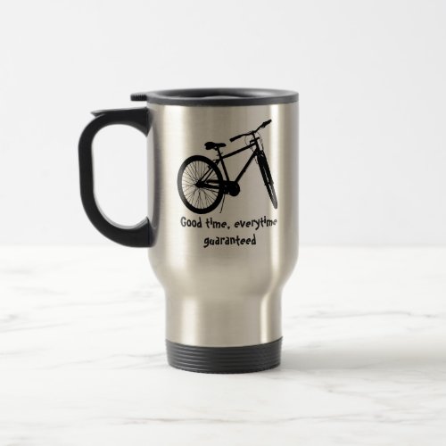 Custom Dated Christmas Mountain Biking Quote  Mug