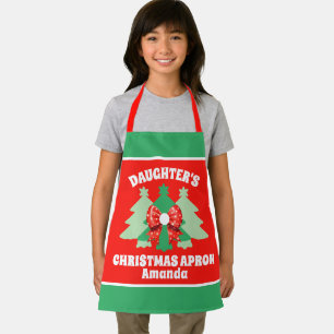 Custom Daughter's Christmas Gift Apron
