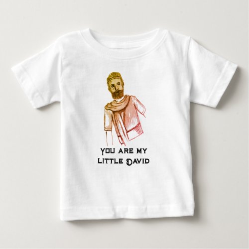 Custom David Baby boy T_Shirt