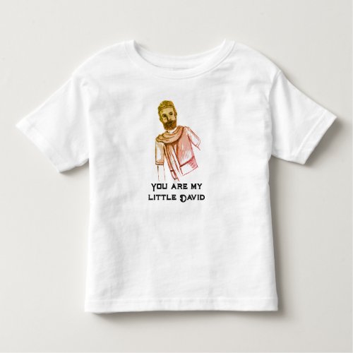 Custom David Toddler T_Shirt