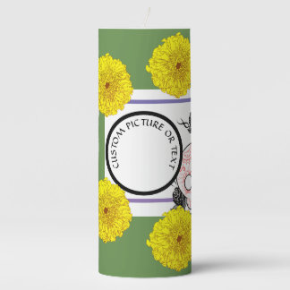 CUSTOM DAY OF THE DEAD Pillar Candle