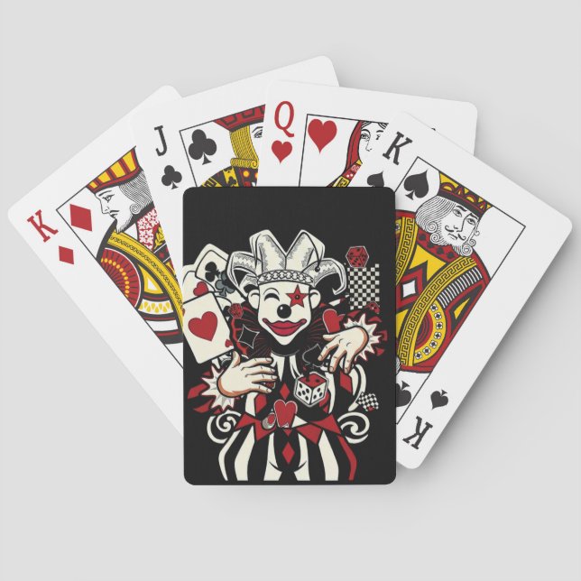 Custom deck of playing cards with a Joker design (Back)