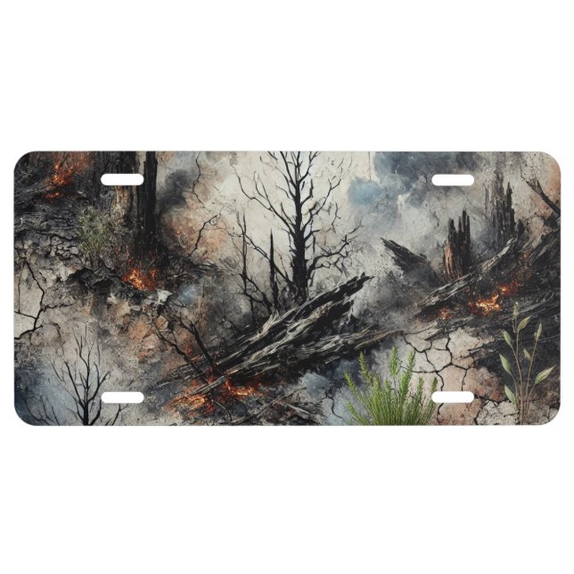 Custom Decorative License Plate (Front)